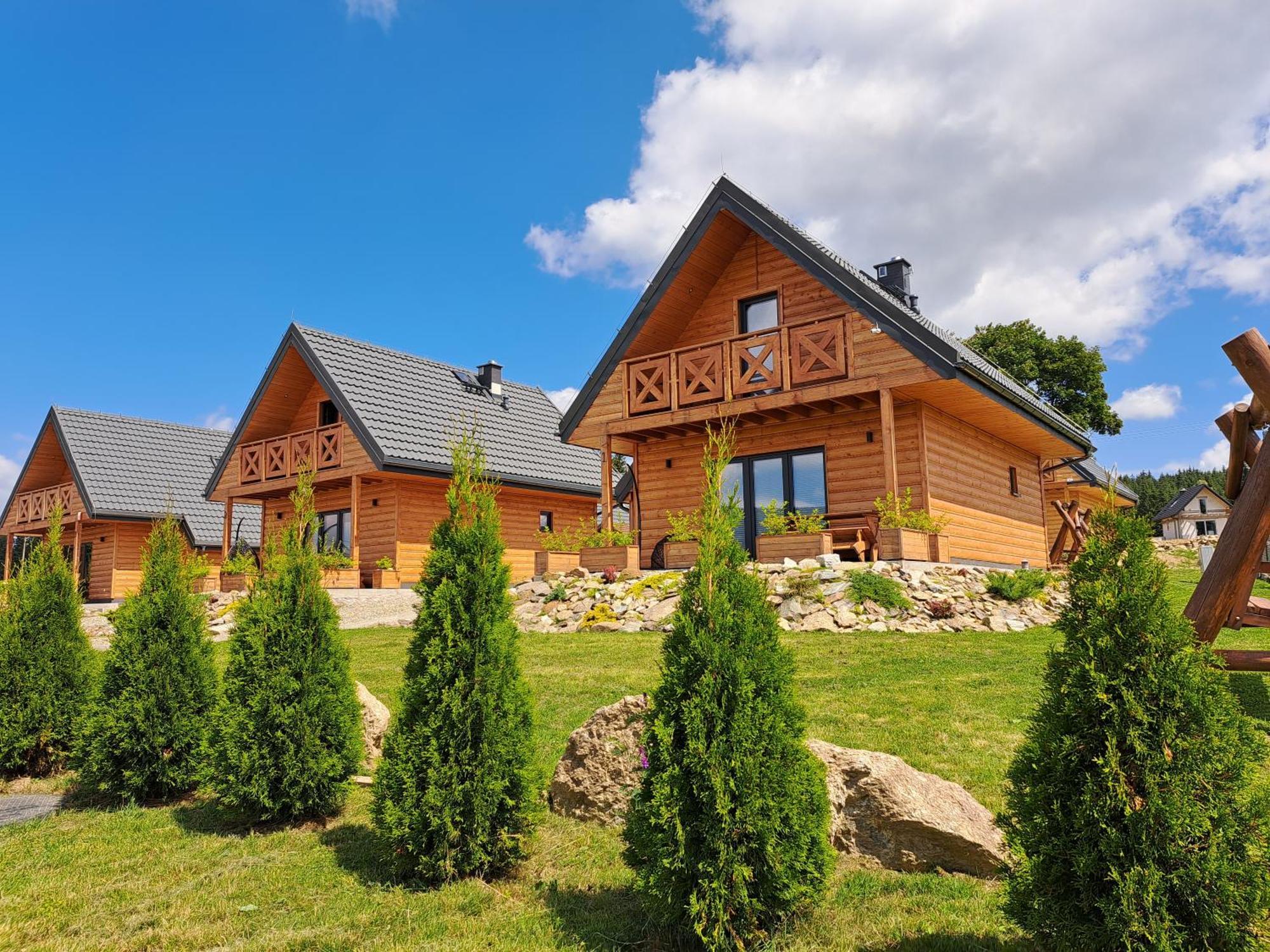 Osada Orlica Klimatyczne Domki Z Widokiem Na Gory I Termalnym Spa Sauna Jacuzzi 4 Km Od Zieleniec Ski Arena Lasowka Exterior foto