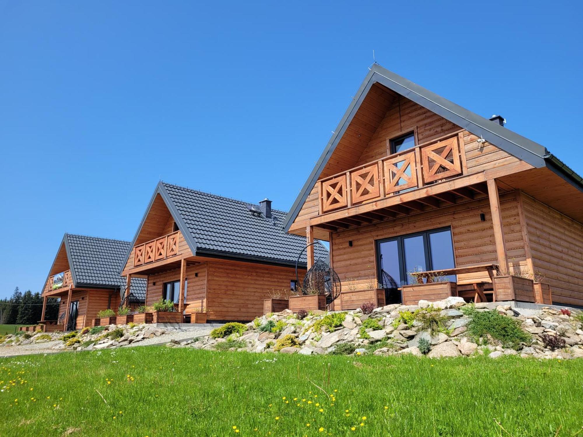 Osada Orlica Klimatyczne Domki Z Widokiem Na Gory I Termalnym Spa Sauna Jacuzzi 4 Km Od Zieleniec Ski Arena Lasowka Exterior foto
