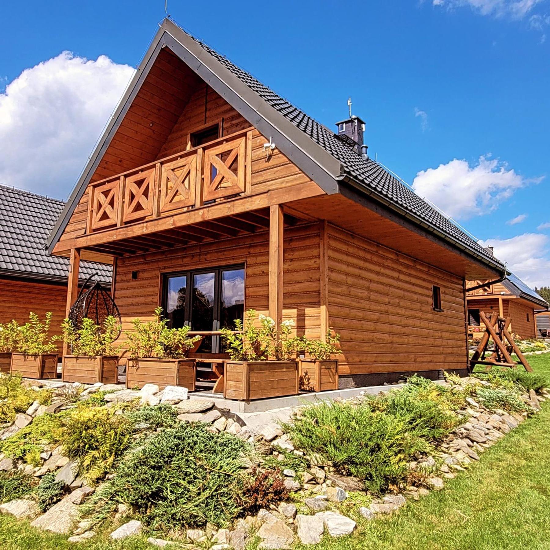 Osada Orlica Klimatyczne Domki Z Widokiem Na Gory I Termalnym Spa Sauna Jacuzzi 4 Km Od Zieleniec Ski Arena Lasowka Exterior foto